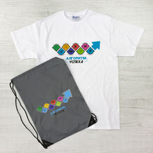 футболка и рюкзак "Алгоритм успеха"