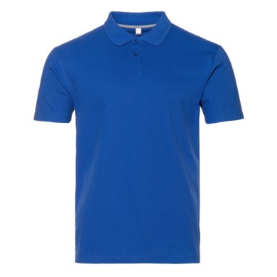 Рубашка поло мужская Рубашка унисекс 185 (04U), синяя, арт. 04U